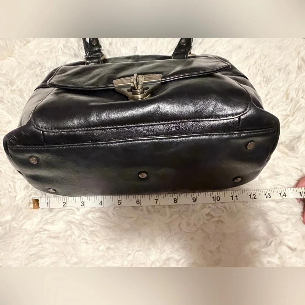 BACI Italian Leather Satchel - Picture 14 of 15